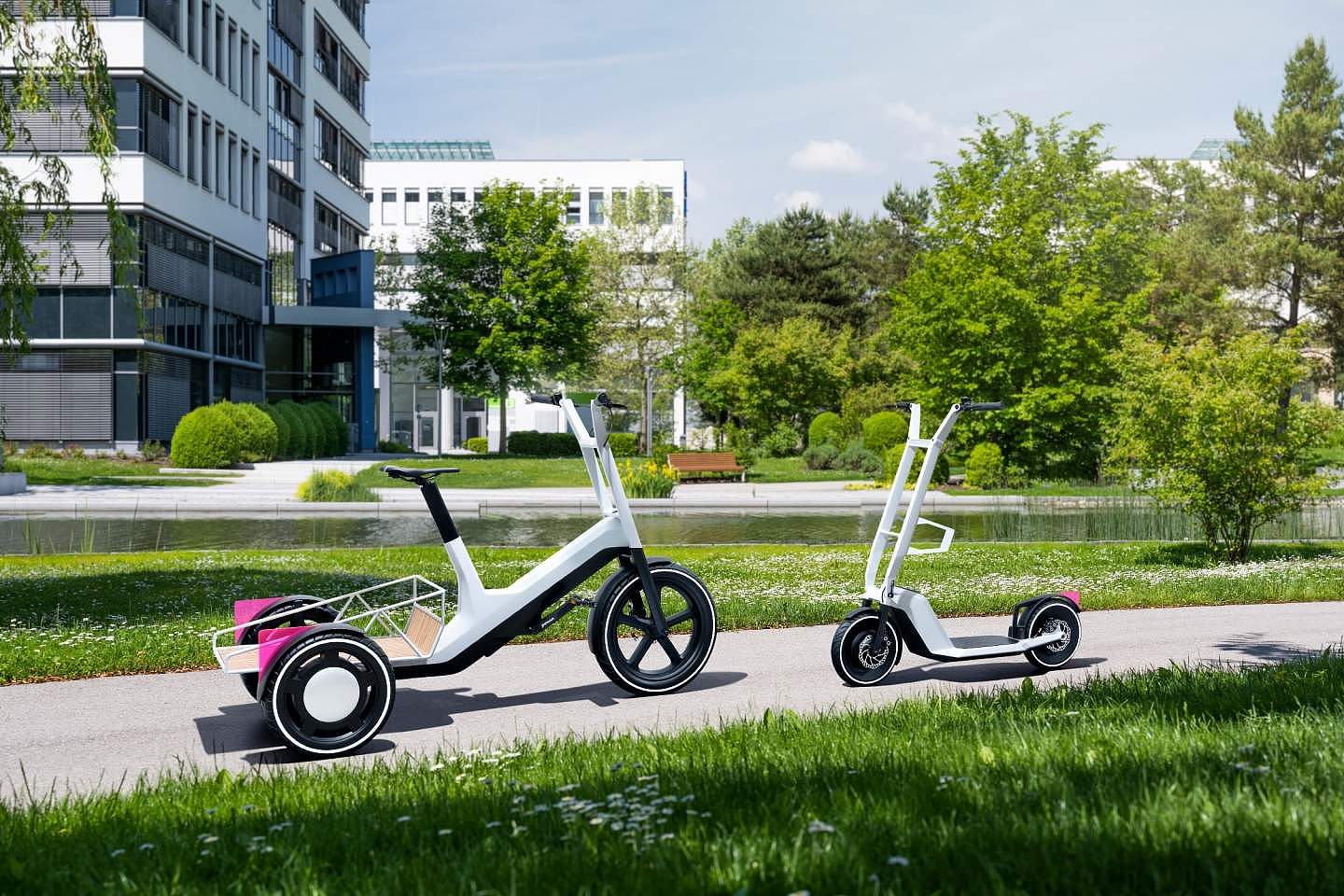 宝马展示城市电动滑板和货运三轮自行车概念 - 1