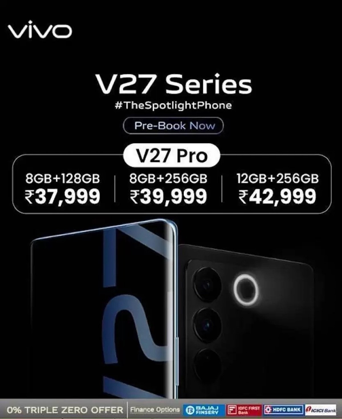 vivo V27 Pro 新手机存储配置及售价曝光：最高 12GB+256GB - 1