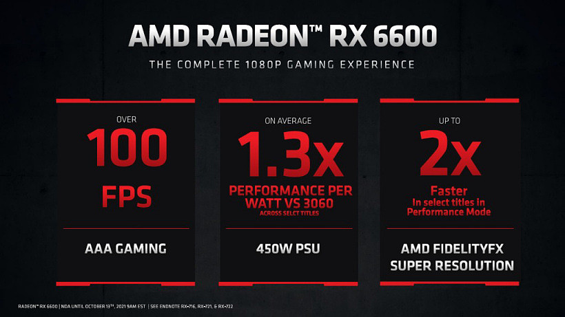 2499 元起，AMD RX 6600 显卡发布：1792 流处理器 + 8GB 显存 - 7
