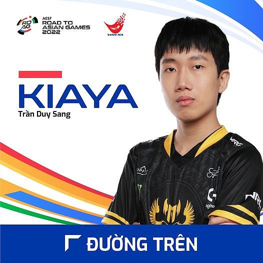 GAM宣布：Kiaya选手将担任亚运会LOL项目越南国家队上单 - 1