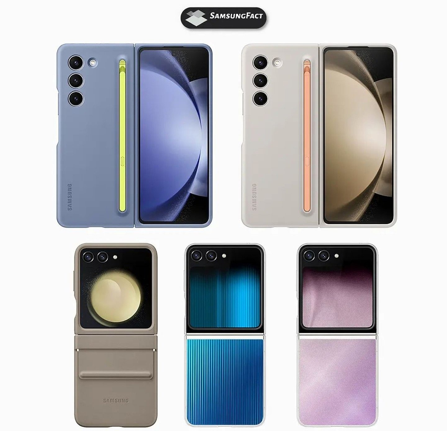 三星 Galaxy Z Fold5 手机宣传图曝光：4400mAh 电池，外屏 6.2 英寸、内屏 7.6 英寸 - 1