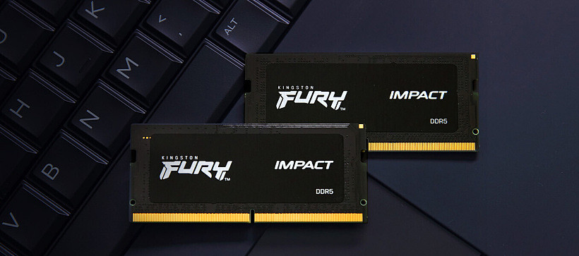 金士顿推出 FURY Impact DDR5 笔记本内存，8GB 659 元 - 2