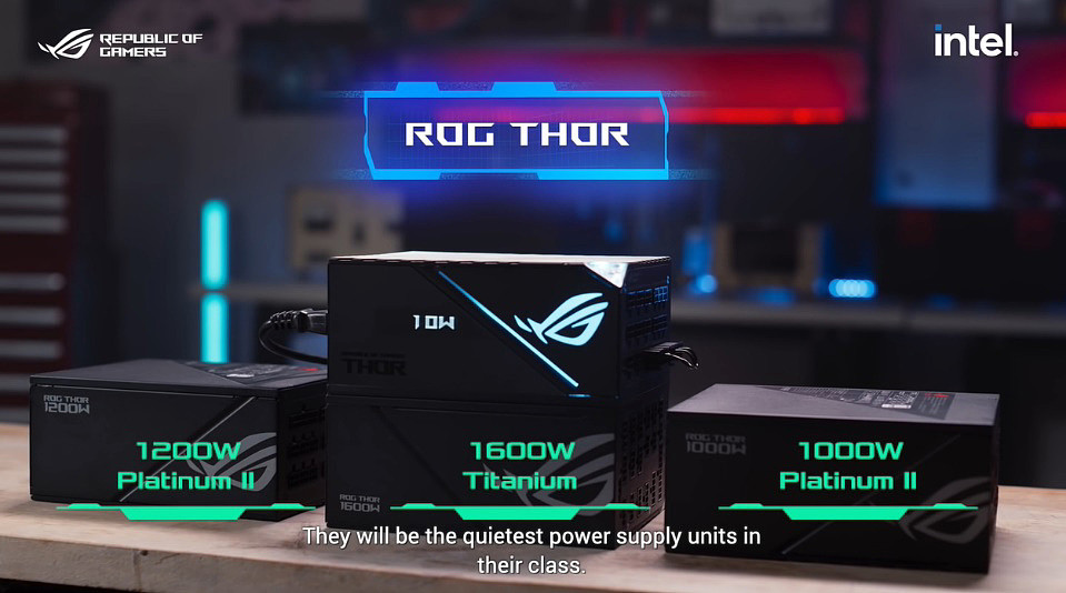 华硕 ROG 推出新款雷神电源，最高规格支持 1600W - 1