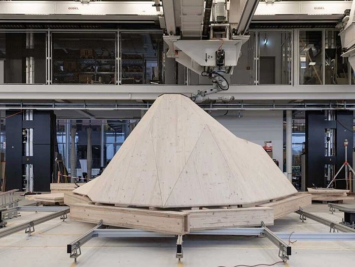 研究团队使用机器人建造瑞士的木制“空中花园” - 2