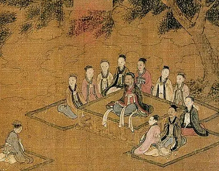 孝经图卷：唐代阎立本的儒家伦理艺术 - 1