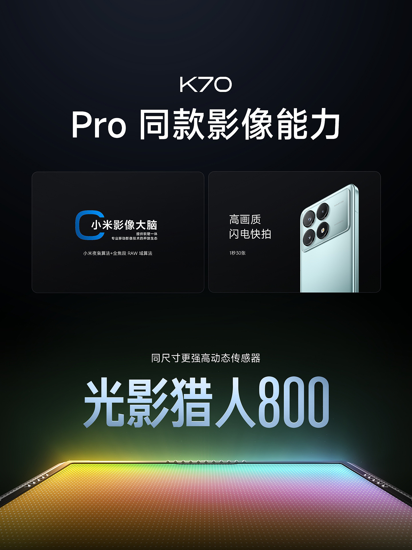 Redmi K70 手机发布：搭载第二代骁龙 8 处理器，2499 元起 - 13