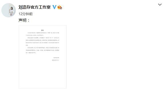 刘浩存工作室发声明回应抄袭争议 已委托律师取证 - 2