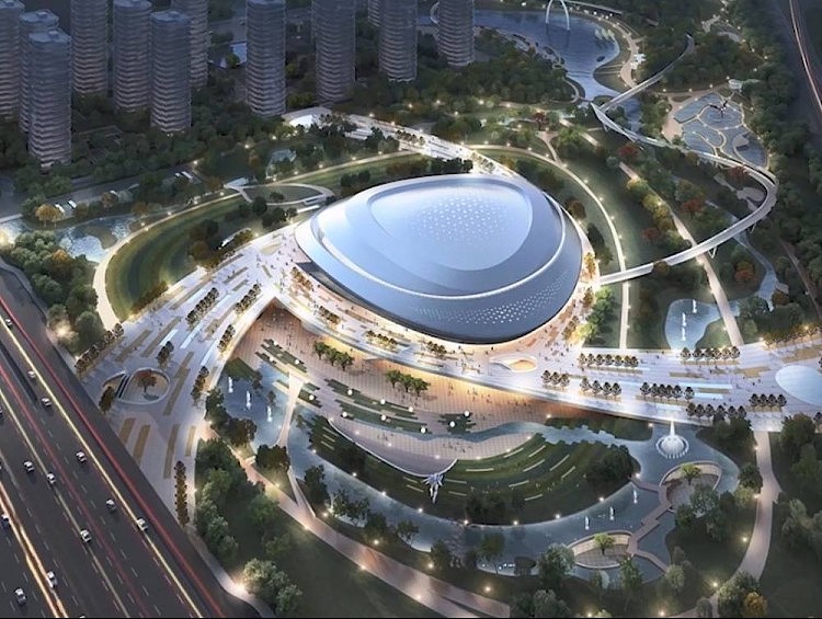 杭州亚运会电竞场馆介绍：“星际漩涡”配备超大LED屏 选手淋浴间 - 1