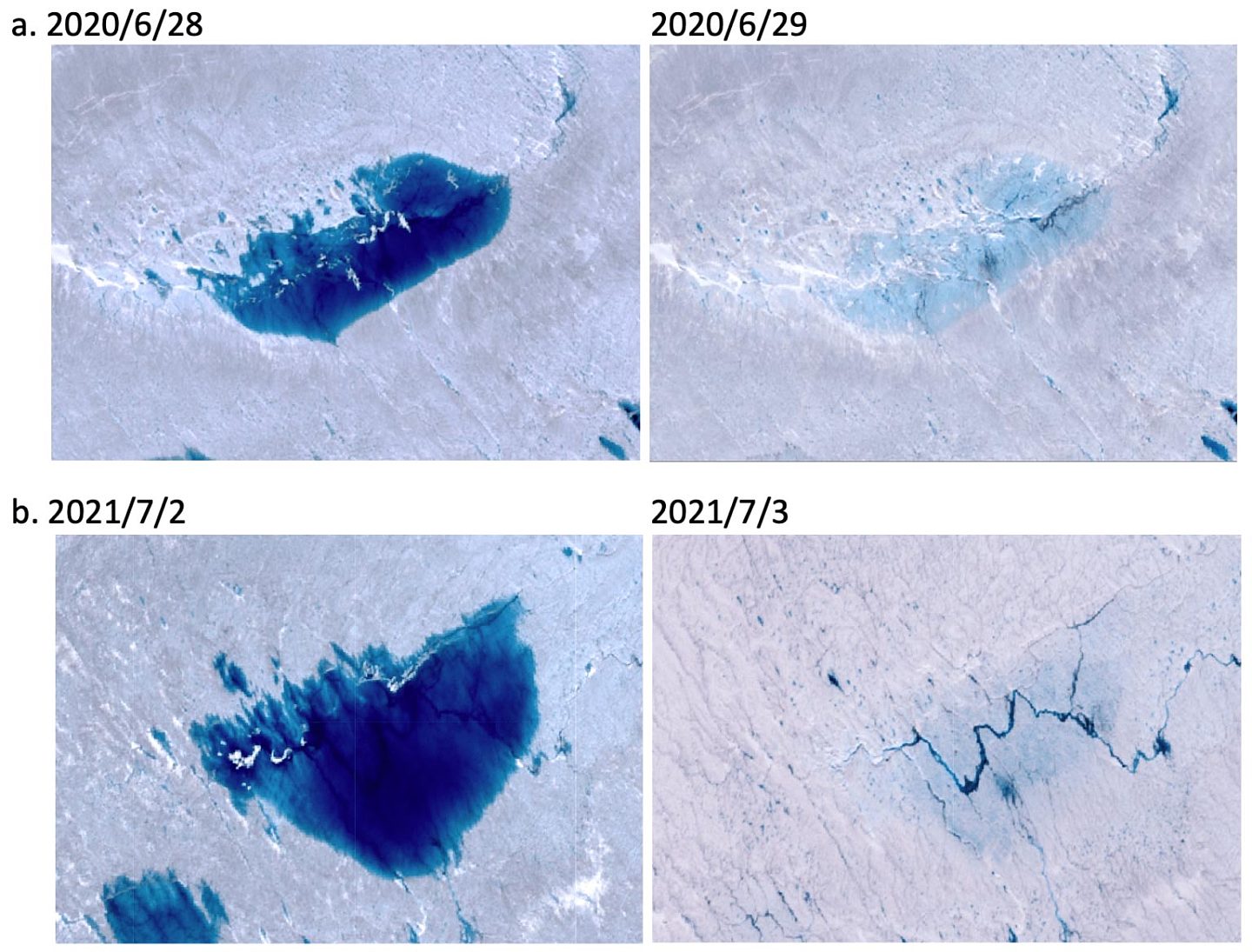 研究：困在格陵兰岛厚冰层下的水泡或能提供关键的水文见解 - 3