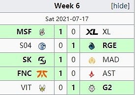 LEC夏季赛今日赛果：S04惨遭四连败 G2拿下三连胜 - 1