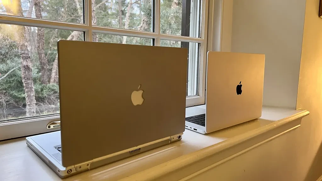 2001年PowerBook G4和2021年MacBook Pro对比：很相似 - 3
