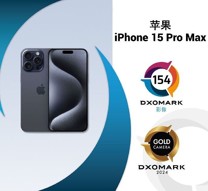苹果 iPhone 15 Pro Max DXOMARK 影像分数出炉：154 分排名第二 - 1