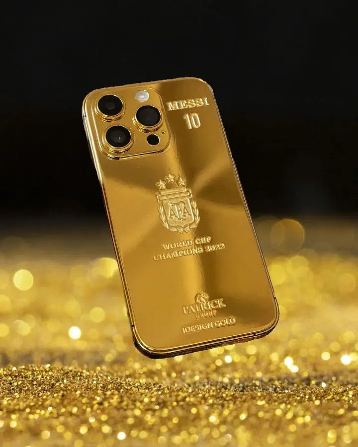 梅西为庆祝阿根廷队夺冠，花 20 万美元定制 35 台 24K 黄金 iPhone 14 Pro 手机送给队友 - 8