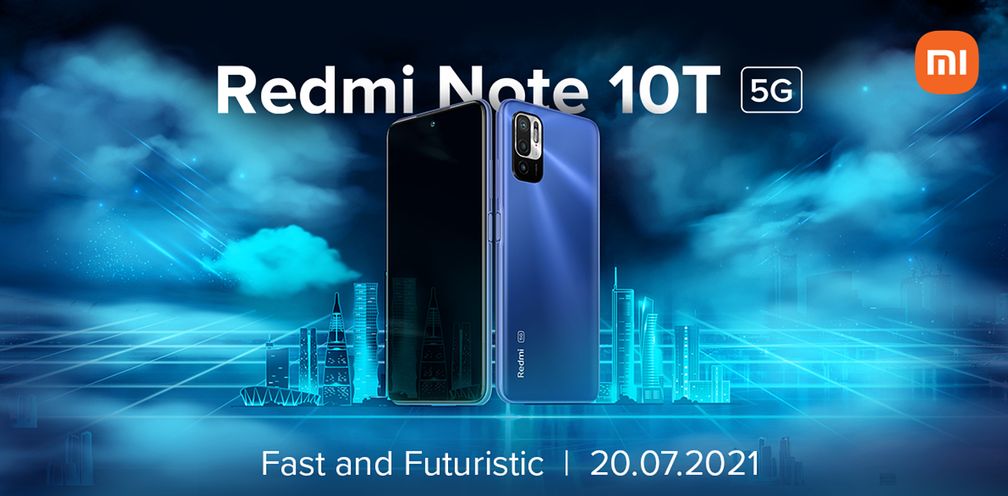 Redmi Note 10T 5G 将于 7 月 20 日在印度发布 - 2