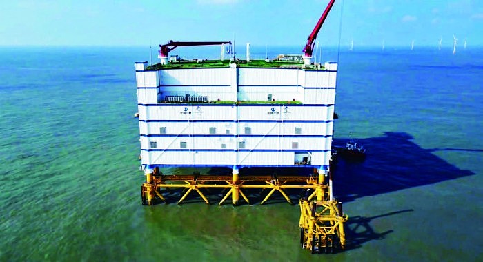 亚洲首个海上风电柔性直流输电工程实现风场全容量并网 - 1