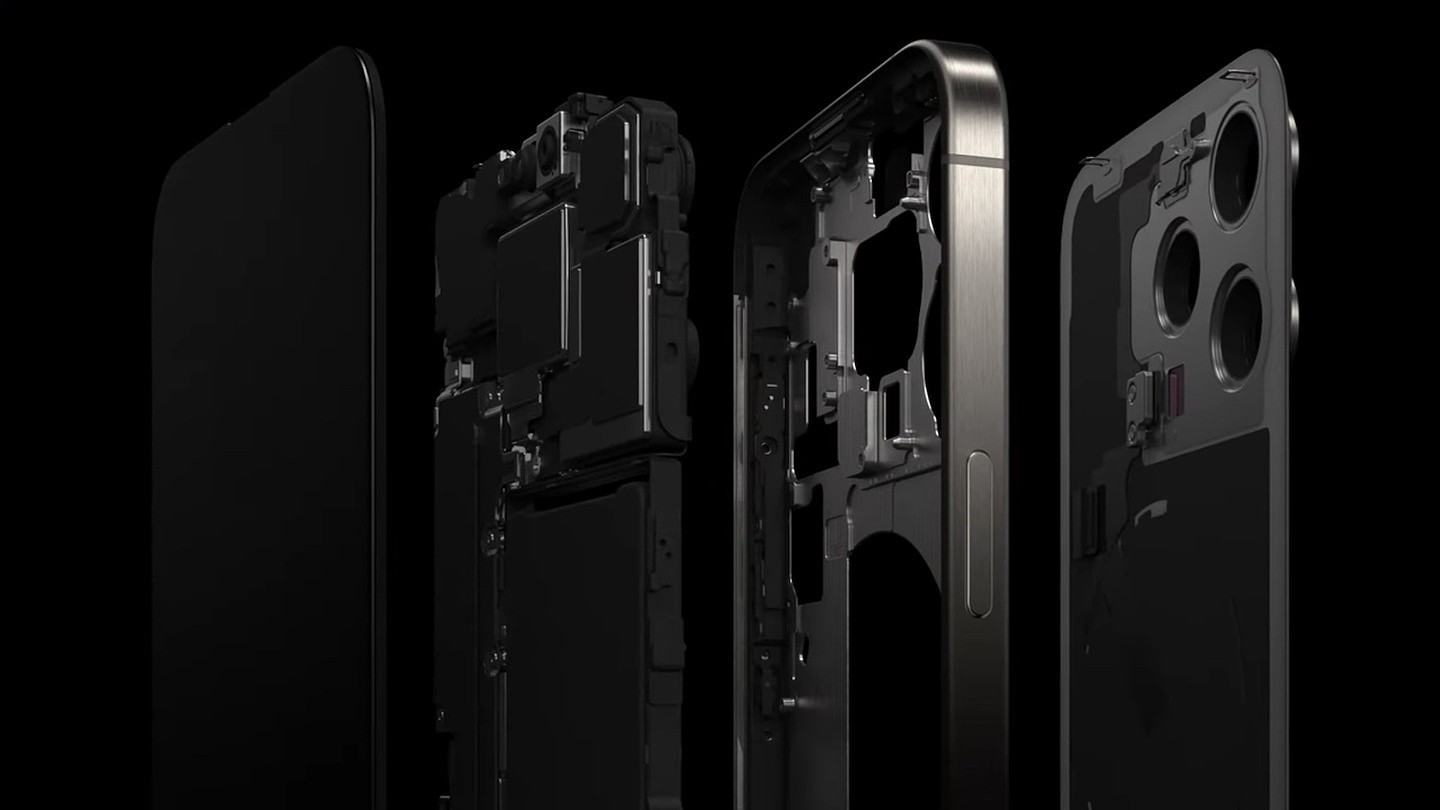 苹果 iPhone 15 Pro 更轻巧的秘诀：不仅是钛金属，还有转动惯量 - 1