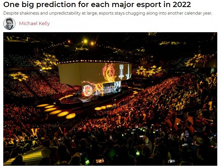 外媒对2022年各大电竞项目预测：英雄联盟收视率将迎来里程碑意义 - 1
