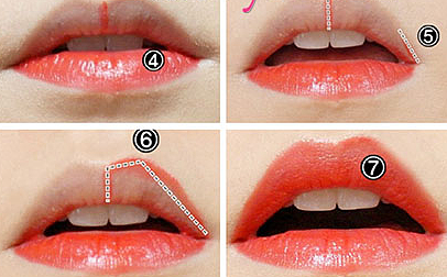 唇刷的使用方法图解 ​唇刷怎么沾取口红 - 2