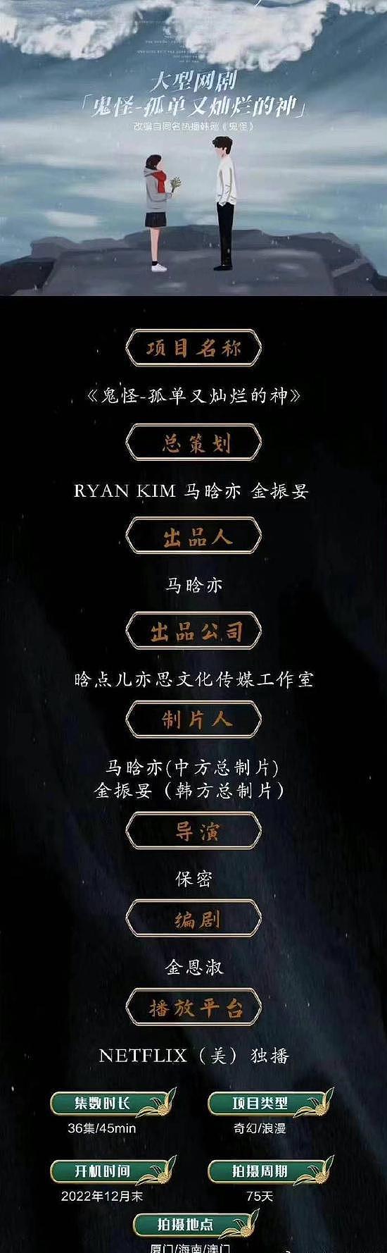 中国版《鬼怪》组讯曝光 共36集 将在网飞独播 - 1