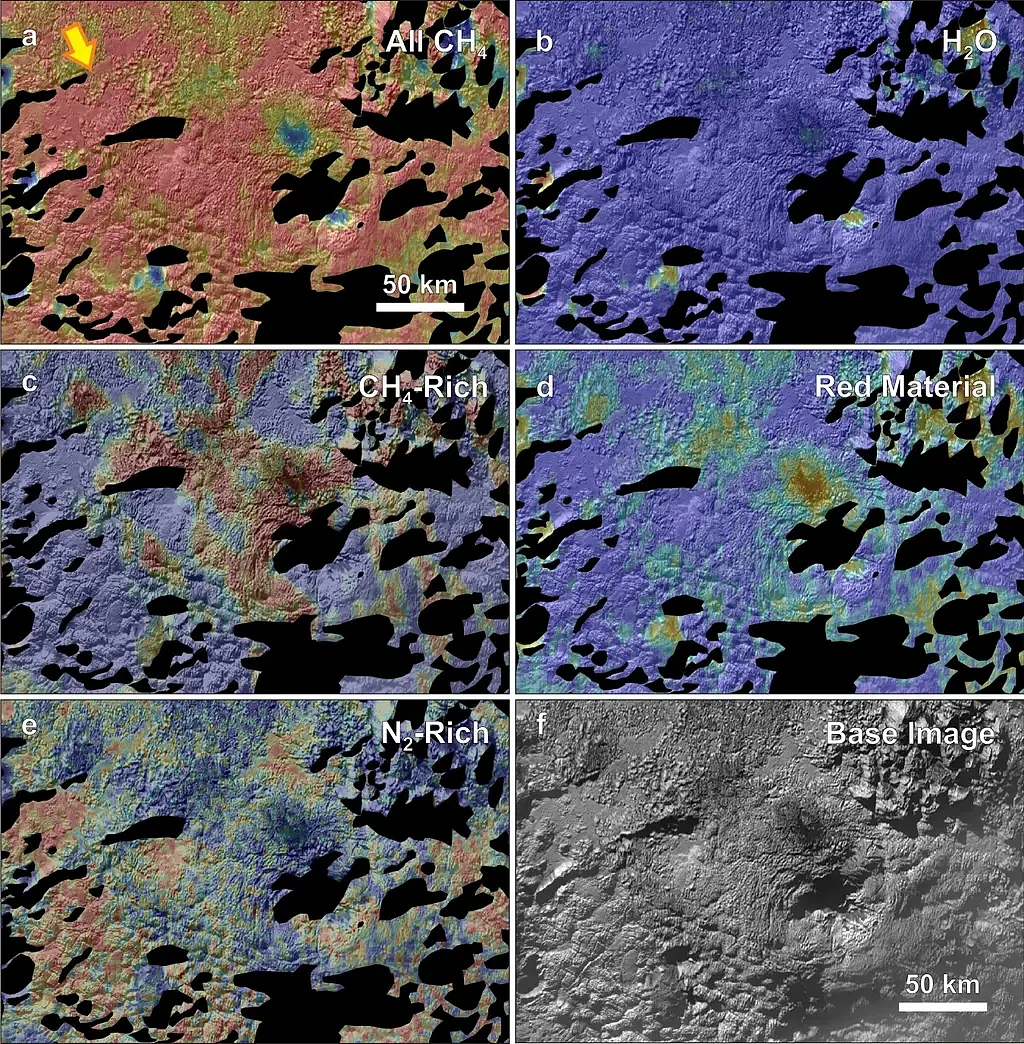 冥王星表面奇怪特征可能是由冰火山活动造成的 - 3