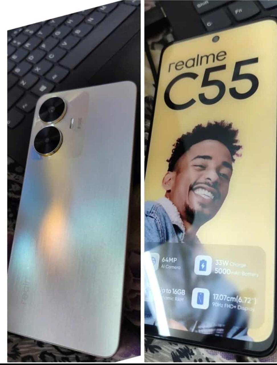 realme C55 手机印度版本真机及部分配置同步曝光 - 1