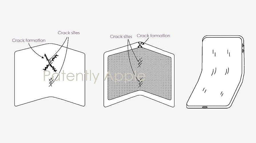 缓解屏幕开裂问题，苹果获得可折叠 iPhone 新专利 - 1