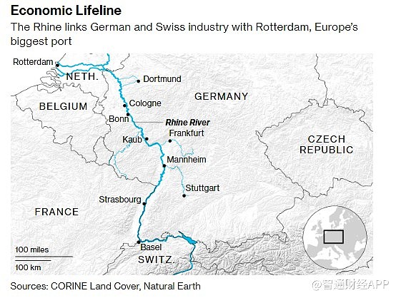 德国暂获喘息之机 莱茵河水位下周将涨至更易通航水平 - 1