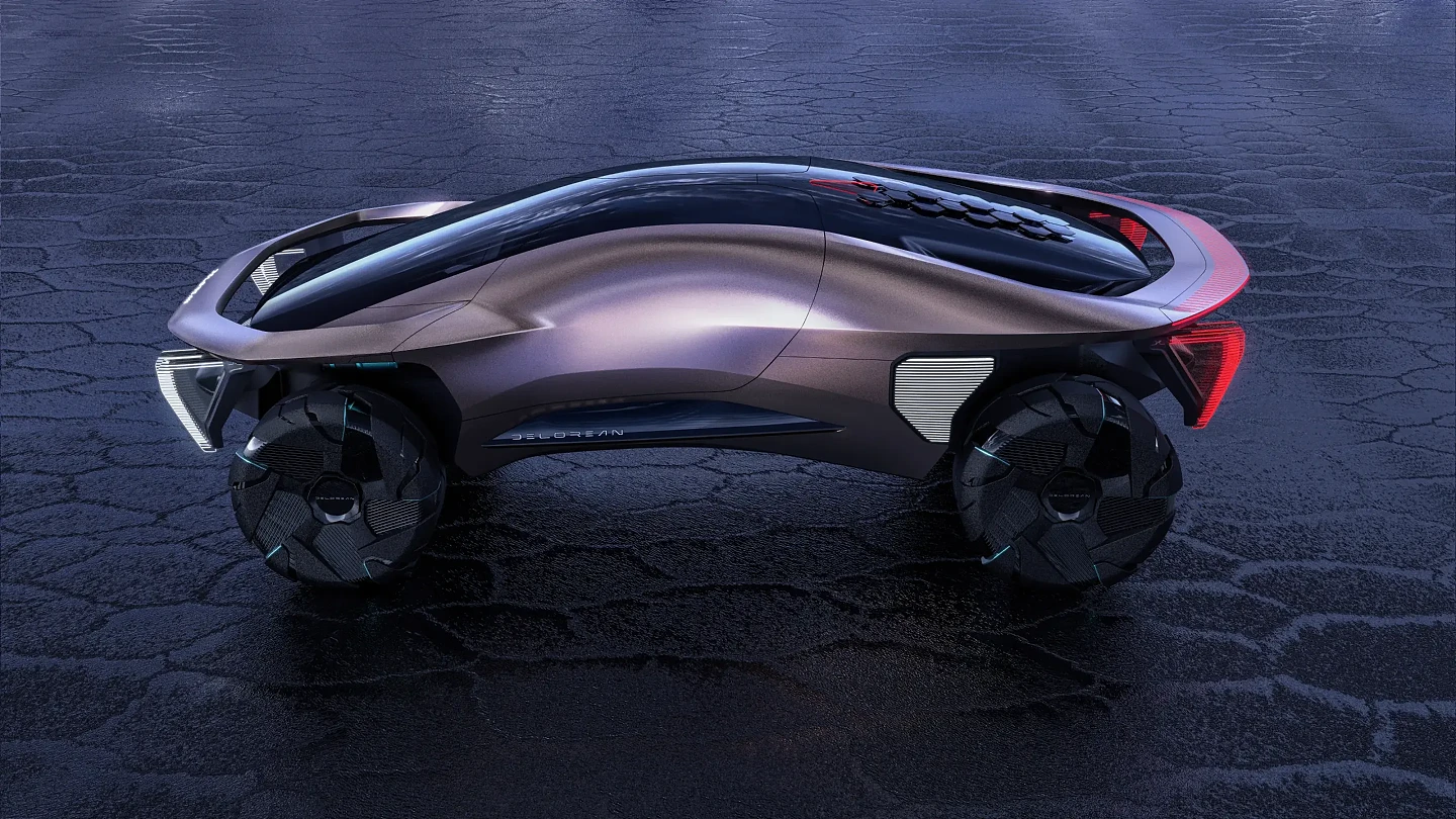 极富未来科技感：Delorean展示Omega 2040概念车 - 6