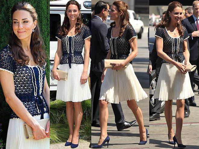 欧洲王室“时尚三巨头”凯特、莱蒂齐亚和玛丽的半身裙穿搭PK - 3