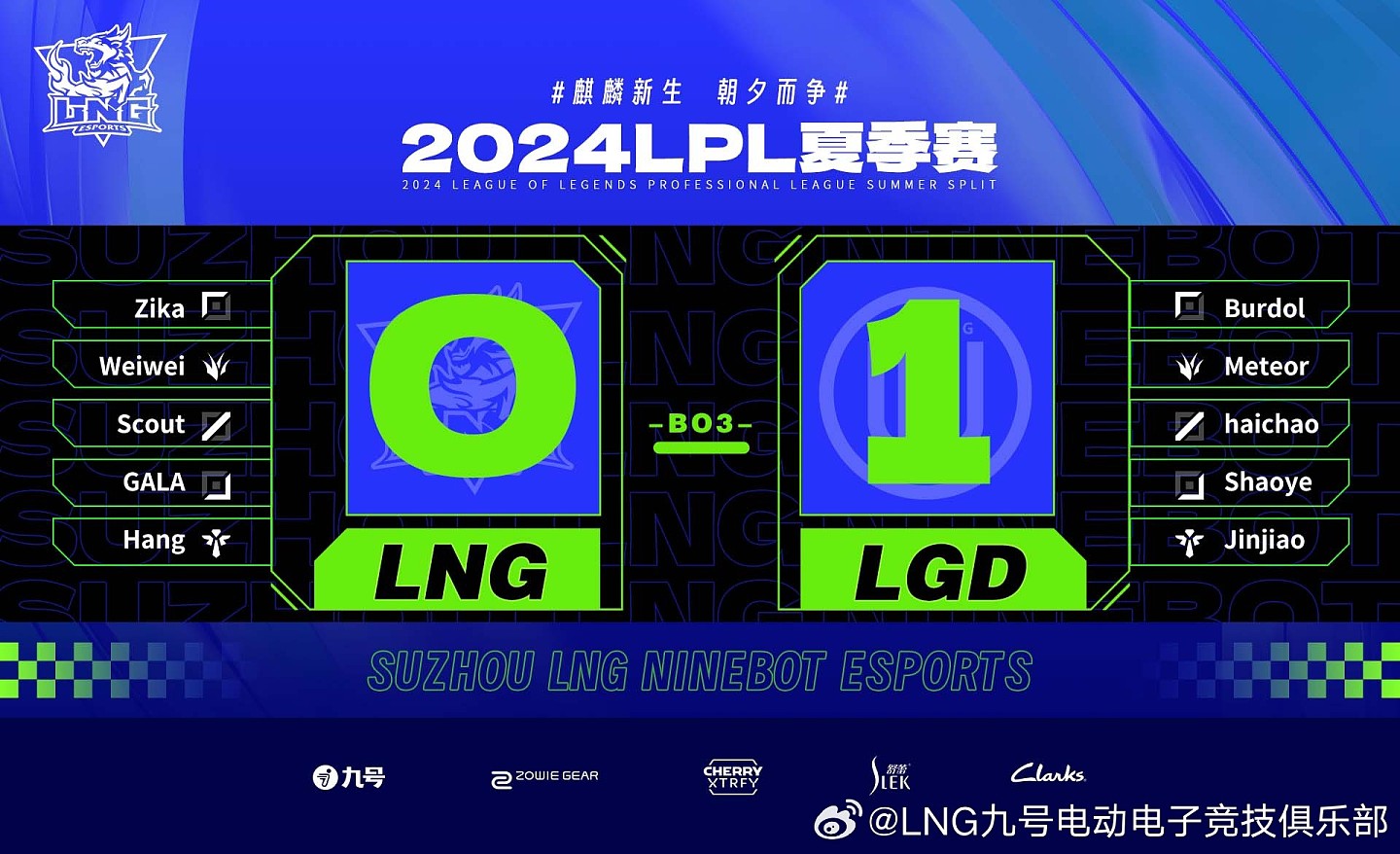 打的诗人吗？LNG首局不敌LGD 官博下瞬间压力拉满：耳朵中间夹的是什么 - 1