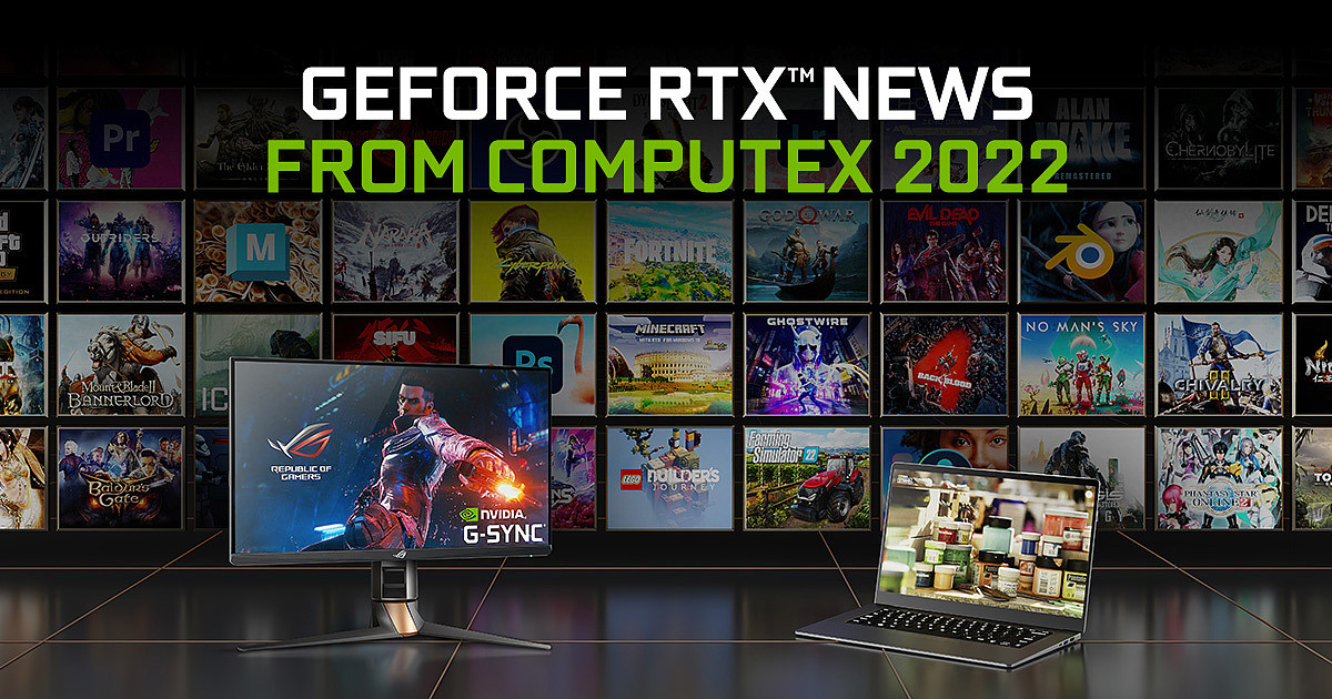 RTX 40 系列守口如瓶？NVIDIA 台北电脑展官宣 12 款游戏支持 DLSS，500Hz G-SYNC 显示器问世 - 1