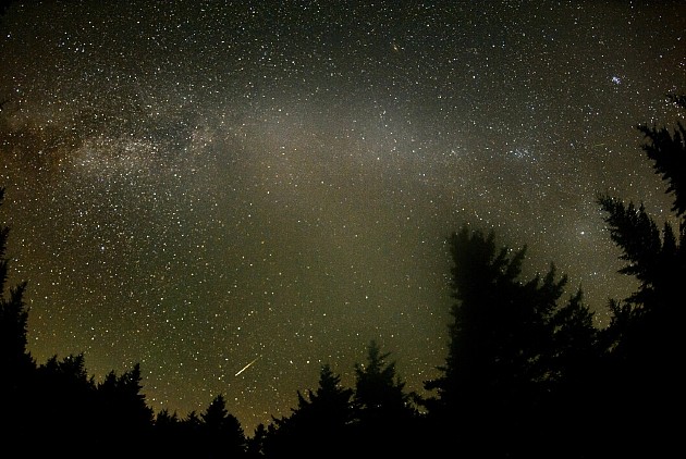 英仙座流星雨期间的流星