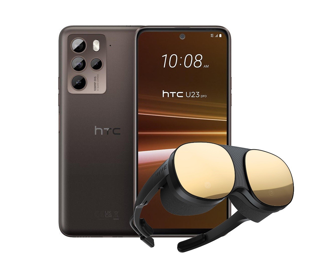 HTC 推出 U23 pro 手机 VIVE Flow 版：骁龙 7 Gen 1、附带 VR 头显，售 18900 新台币 - 1