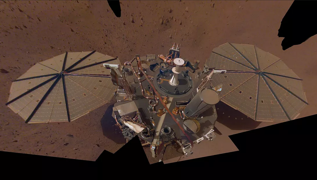 NASA“洞察号”在火星大型沙尘暴中进入了安全模式 - 1