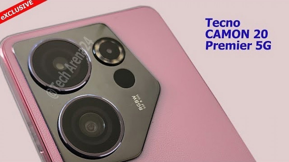 传音 Tecno Camon 20 Premier 5G 手机曝光：搭载天玑 1200 芯片，后置特别形状相机模组 - 1