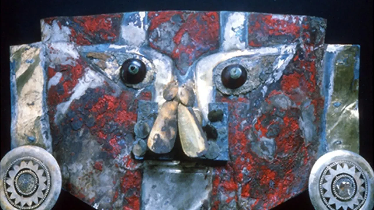 1000多年前秘鲁Sicán文化黄金面具中发现人血 科学家推测和“重生”有关 - 1