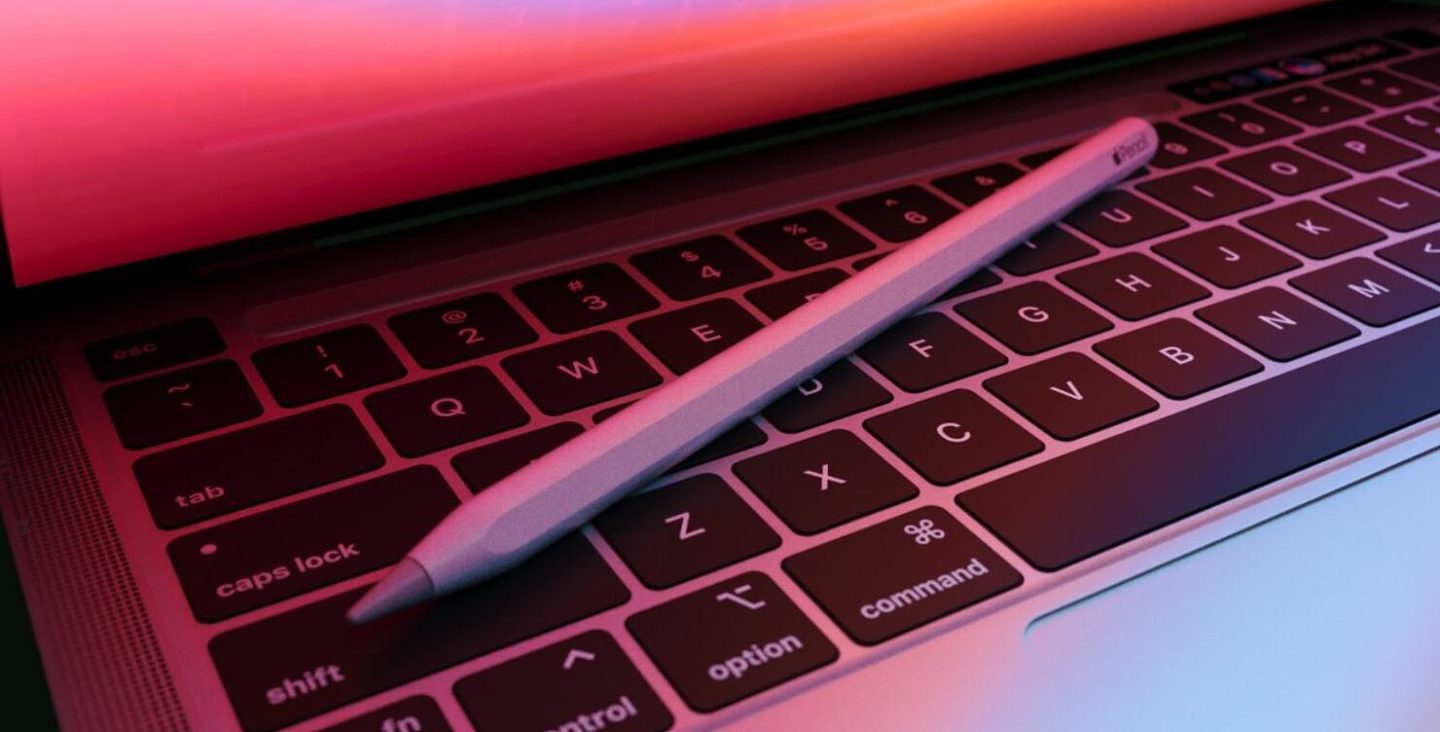 最新概念设计：MacBook Pro的Touch Bar被Apple Pencil基座取代 - 1