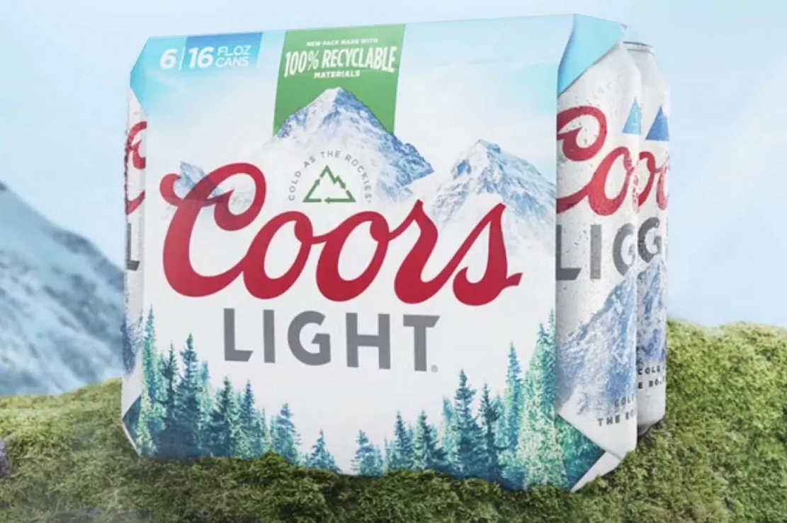 Coors Light宣布弃用6罐装塑料环，每年可减少200吨垃圾 - 1