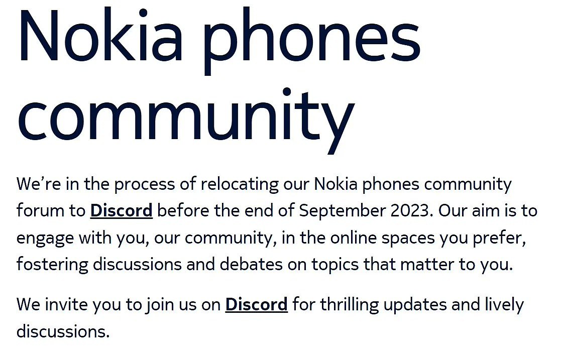 HMD Global 继续“去诺基亚化”，官方 Discord 社区移除所有 “Nokia” Logo - 1