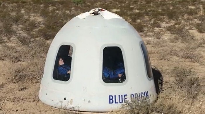 蓝色起源新谢泼德飞行器第五次载人 6名乘客抵达107公里高度 - 4