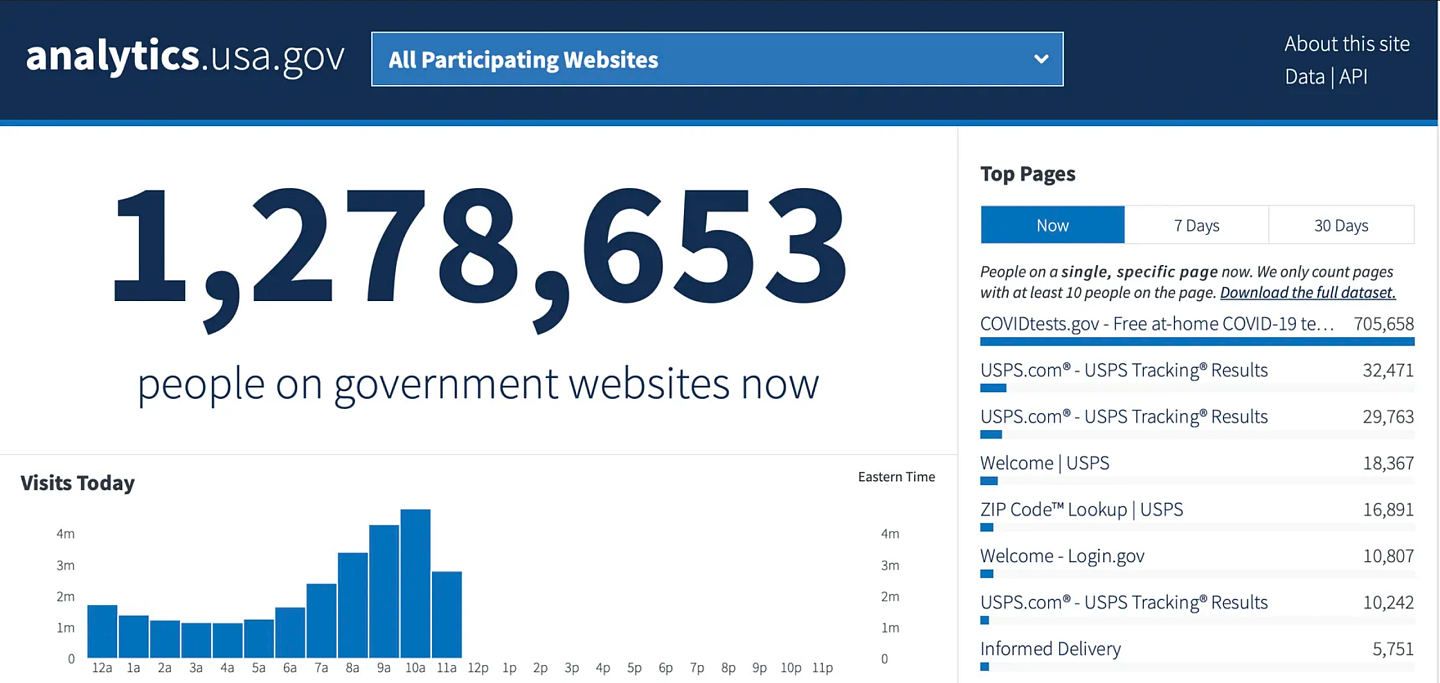 美免费COVID测试网站的访问量比所有其他.gov网站的总和还要多 - 2