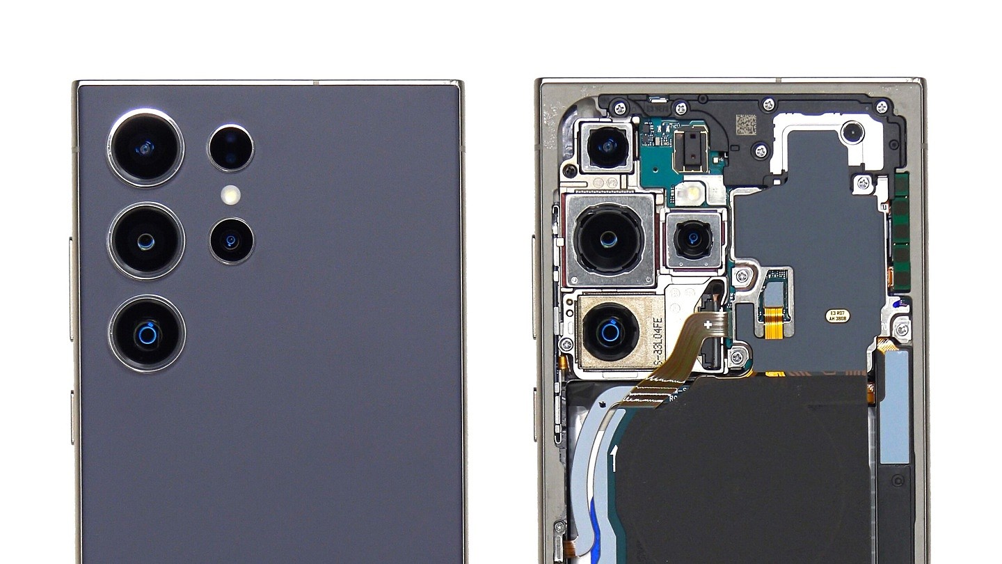 三星 Galaxy S24 Ultra 手机拆解：可维修性高，散热升级 - 1