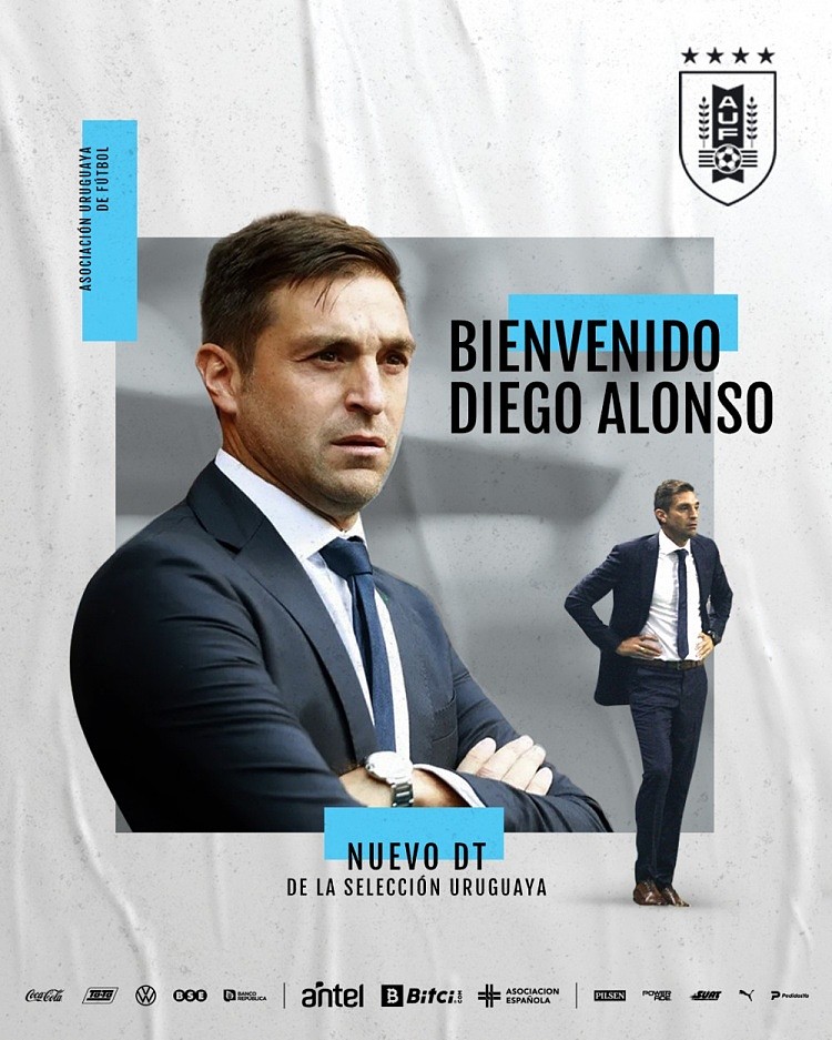 官方：迭戈-阿隆索担任乌拉圭国家队主帅，球员生涯曾效力申花 - 1