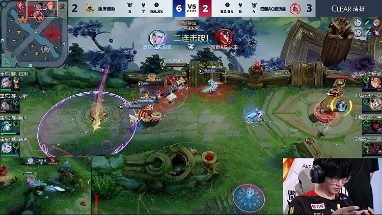 ?向鱼王昭君准确冰冻拿下胜利！狼队 3-3 AG - 3