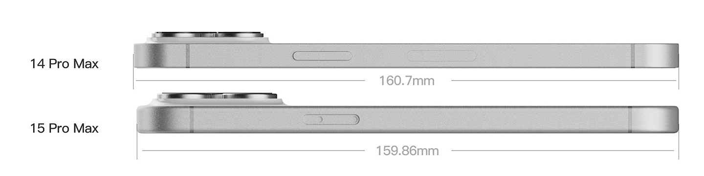 消息称 iPhone 15 Pro Max 下巴边框仅为 1.55 毫米，“打破”小米 13 的 1.81 毫米纪录 - 3