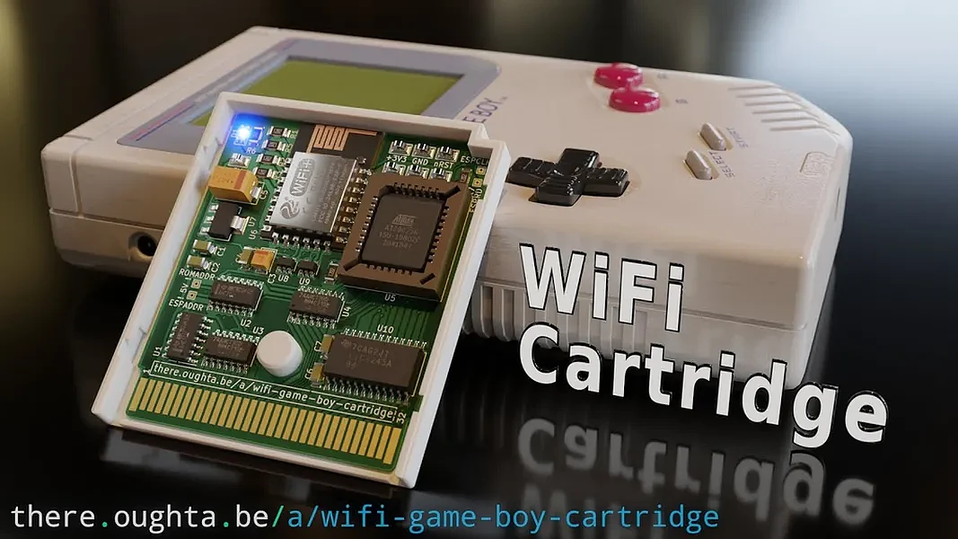[视频]利用卡带和ESP8266微控制器 达人赋予了Game Boy上网的能力 - 1