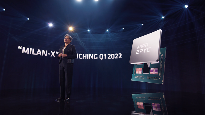 AMD 发布 EPYC Milan-X 处理器：首发 3D V-Cache 技术，旗舰版本缓存最高 768MB - 3