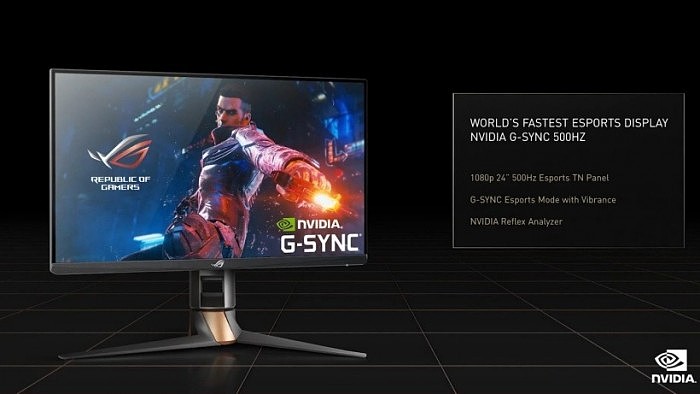 华硕ROG将推出500Hz刷新率电竞显示器：支持G-Sync - 2