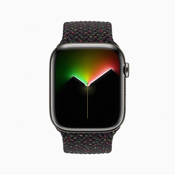 苹果推出“黑人团结”编织单圈Apple Watch表带 售价779 元 - 2