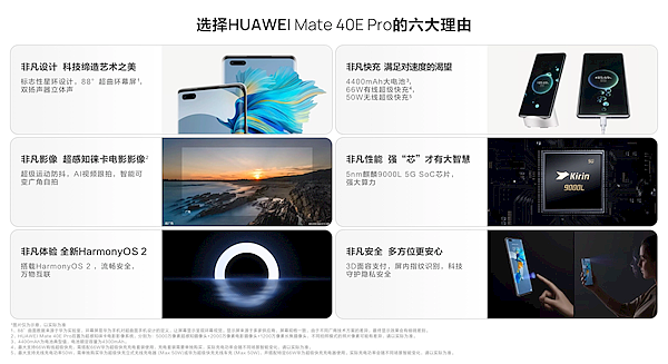 麒麟9000L加持：华为Mate40E Pro 5G发布 售价6499元 - 2